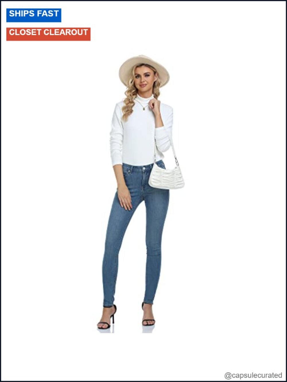 Women's Cotton Long Sleeve Turtleneck Thermal Tee - Picture 5 of 6